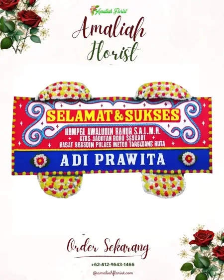 Papan Bunga Ucapan Selamat Jadimulya
